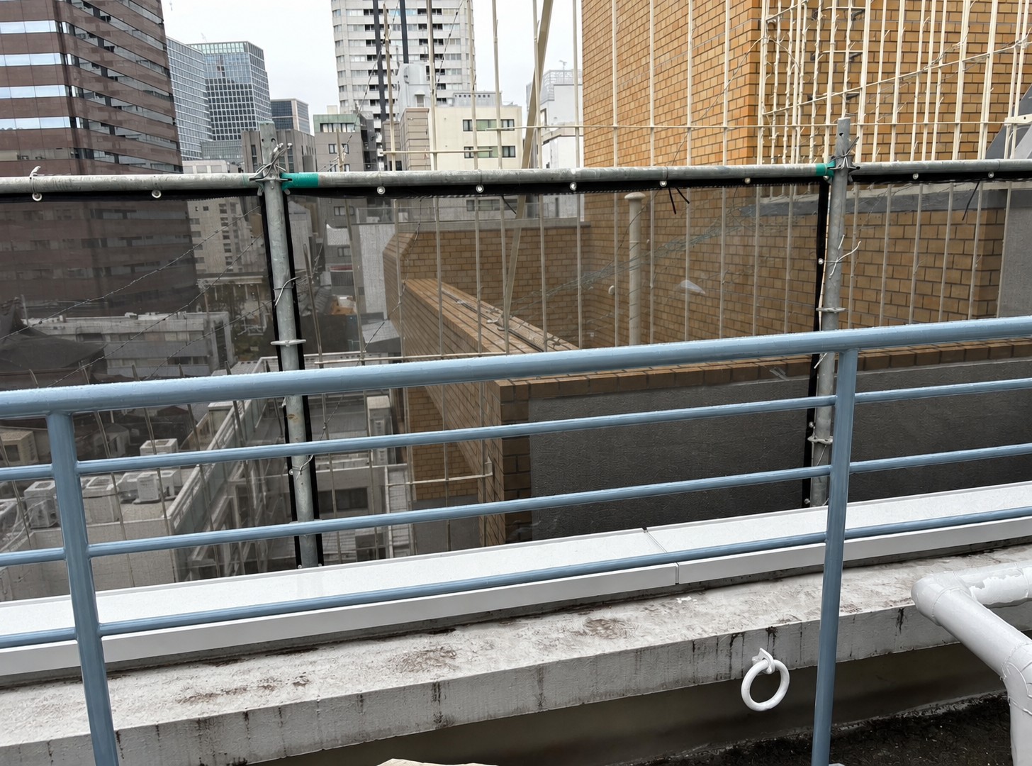 共用部の鉄部塗装